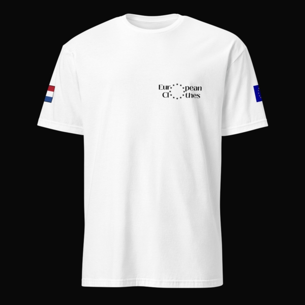 T-shirt with Dutch and European Flags