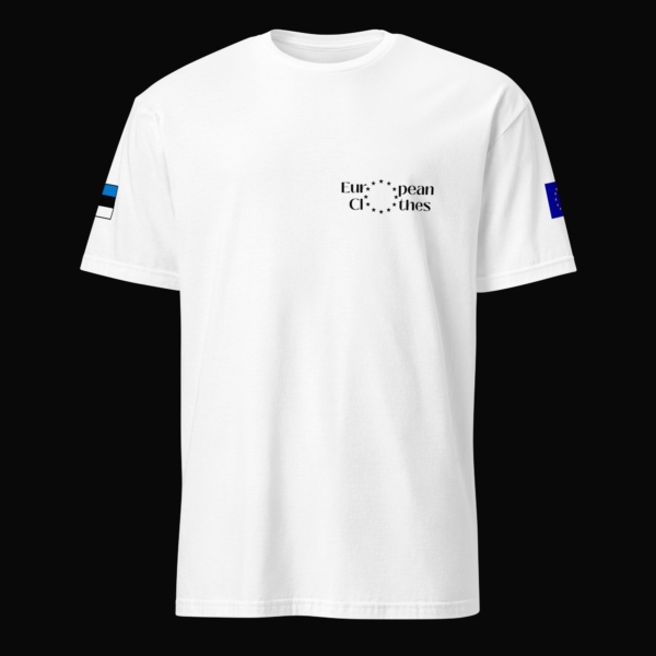 T-shirt with Estonian and European Flags