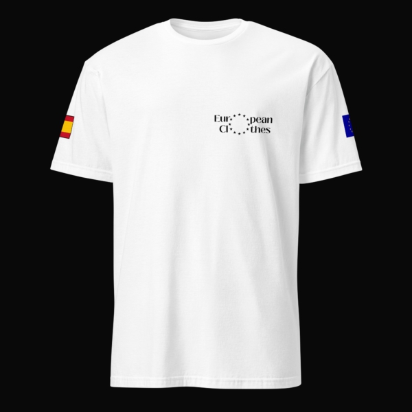T-shirt with Spanish and European Flags